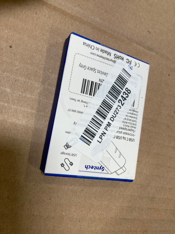 Photo 1 of Syntech USB C to USB Adapter Pack of 2 USB C Male to USB 3.0 Female Adapter Compatible with MacBook Pro Air 2024, Microsoft Surface, iPad,Samsung Notebook, Dell XPS and More Type C Devices,Space Grey