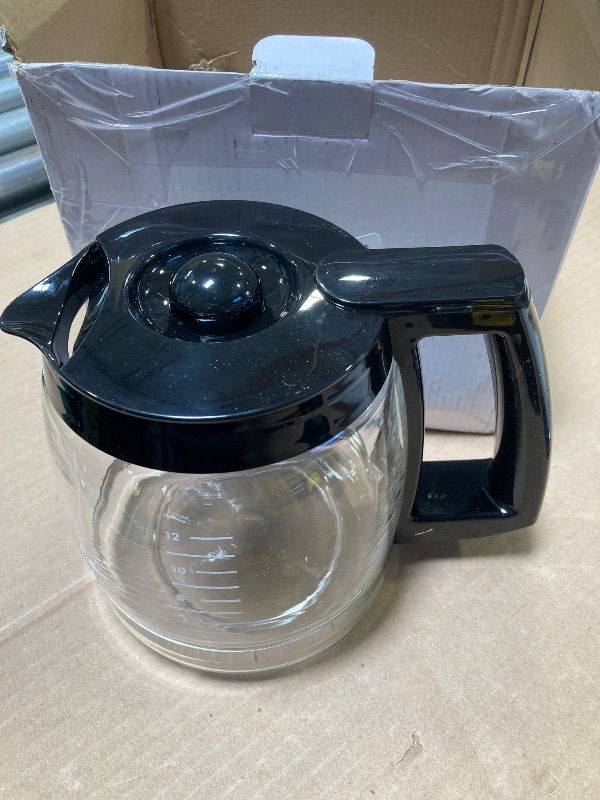 Photo 1 of 12 Cup Coffee Maker Carafe Replacement Compatible with Cuisinart Coffee Maker DCC-1100BK, DCC-1200, DCC-2650, CHW-12, CHW-12P1, DGB-400, DGB-550BK, DGB-550BK1, DGB-625BC, DGB-700BC, SS-12 and SS-15