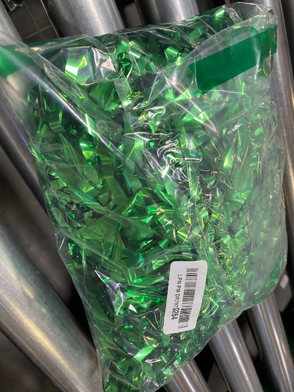 Photo 1 of 2 Pack Green Streamers Backdrop Jungle Party Decorations Foil Fringe Backdrop Curtains Photo Booth Backdrop for Birthday Dinosaur Animal St Patrick's Day Football Christmas Party Decorations