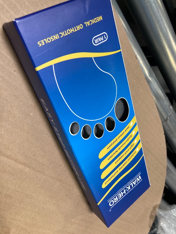 Photo 1 of Plantar Fasciitis Feet Insoles Arch Supports Orthotics Inserts Relieve Flat Feet, High Arch (Mens 5-5 1/2 | Womens 7-7 1/2)