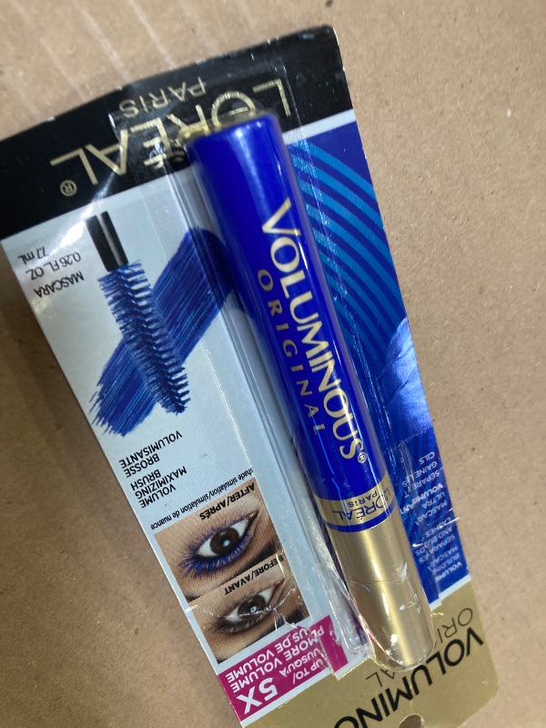 Photo 1 of L’Oreal Paris Makeup Voluminous Original Volume Building Mascara, Cobalt Blue, 0.26 fl; oz.