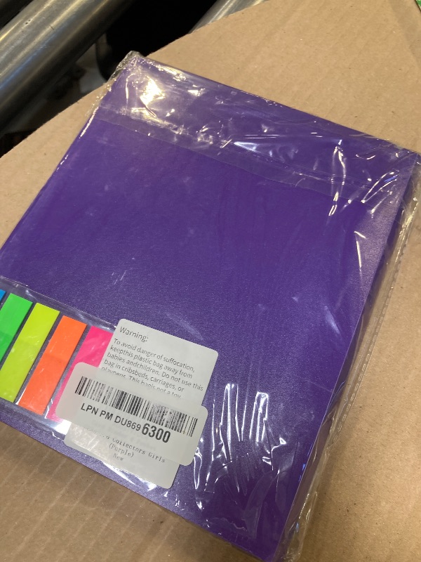 Photo 1 of GEAoffice Card Binder 4 Pocket - GEAoffice Trading Card Collection Album Folder - 160 Side Loading Pocket Binder for TCG, MTG, Sports&Game Cards - Gifts for Card Collectors Girls (Purple)