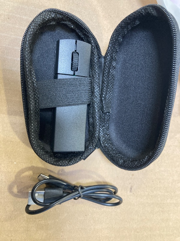 Photo 1 of Wireless Mini Finger Mouse, Silent Dual-Mode Bluetooth & 2.4GHz, Ergonomic, Portable PC Mouse with Case, Compatible with MacBook, Chromebook