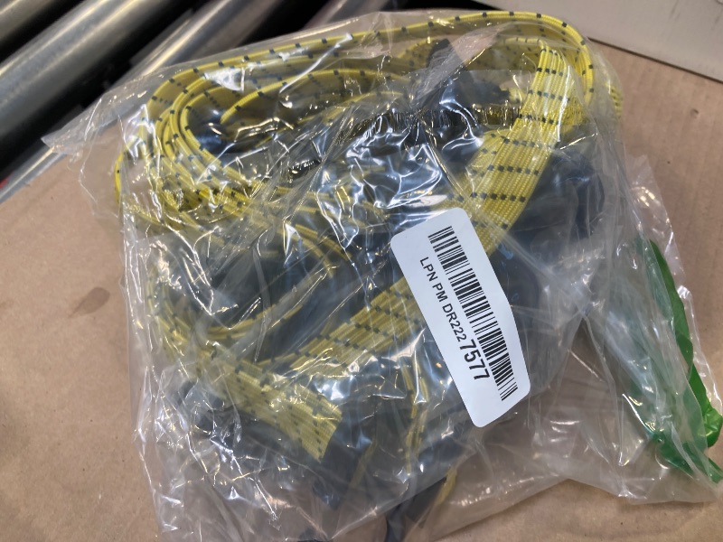 Photo 1 of 6 Pcs 48 Inch Flat Adjustable Bungee Cords with Hooks, 3X Faster to Adjust The Length, Lucky Straps Black/Yellow Heavy Duty Bungee Straps for Cargo, Bike, Cart, Tent, Truck, Camping, Outdoor, etc