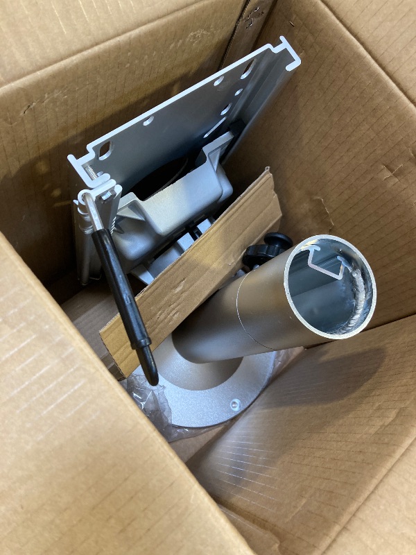 Photo 1 of Adjustable Aluminum Boat Seat Pedestal 14-20 Inch Height with Slide, Locking Mechanism, Silver Matte Brushed Finish, Ideal for Fishing Boats and Marine Vessels
