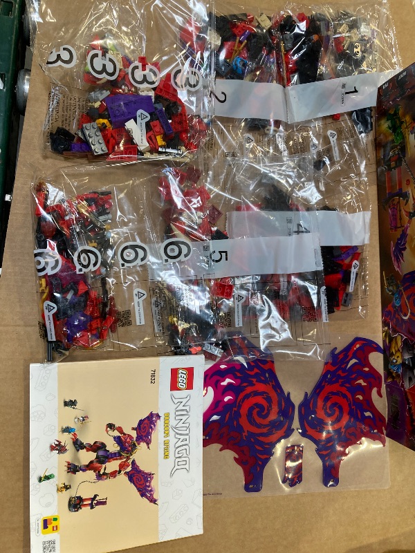 Photo 1 of LEGO NINJAGO Thunderfang Dragon of Chaos Building Toy for Kids Ages 8+ - Dragon Rising Playset with 6 Minifigures and Poseable Dragon Figure - Birthday Gift Idea for Boys and Girls - 71832