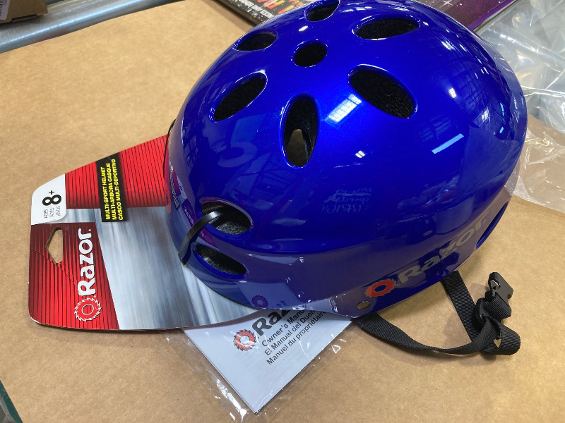 Photo 1 of Razor Kids Safety Helmet Satin BLUE
