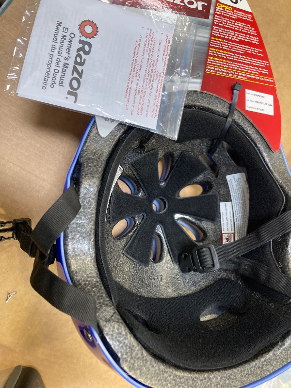 Photo 1 of Razor Kids Safety Helmet Satin BLUE
