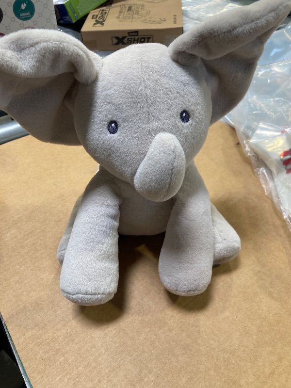Photo 1 of Baby GUND Animated Flappy the Elephant Plush, Singing Stuffed Animal Baby Toy for Ages 0 and Up, Gray, 12"