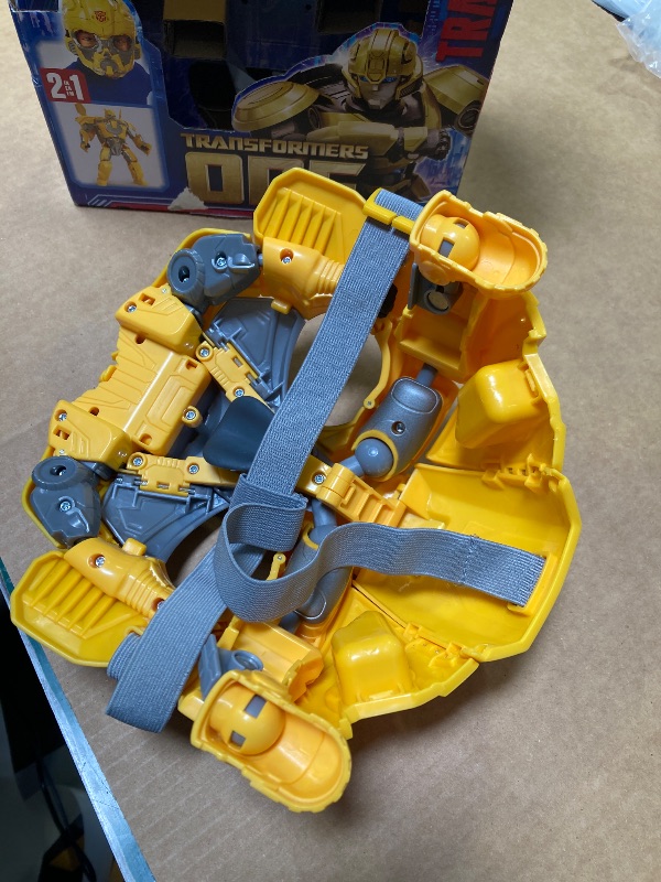 Photo 1 of Transformers One 2 in 1 Bumblebee B-127 9.8 Inch Robot Action Figure, Converts to Mask, Interactive Toys for Boys and Girls Ages 6 and Up