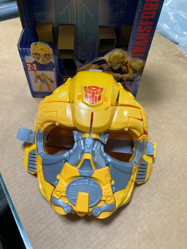 Photo 1 of Transformers One 2 in 1 Bumblebee B-127 9.8 Inch Robot Action Figure, Converts to Mask, Interactive Toys for Boys and Girls Ages 6 and Up