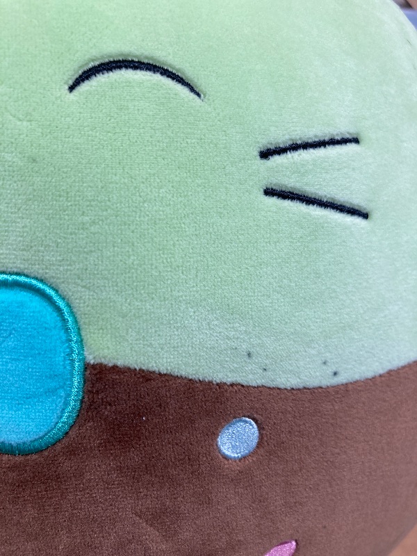 Photo 1 of Squishmallows Original 12in Buster The Chocolate-Dipped Green Bunny Holding Chocolate Bunny – Official Jazwares Plush (Medium-Sized)