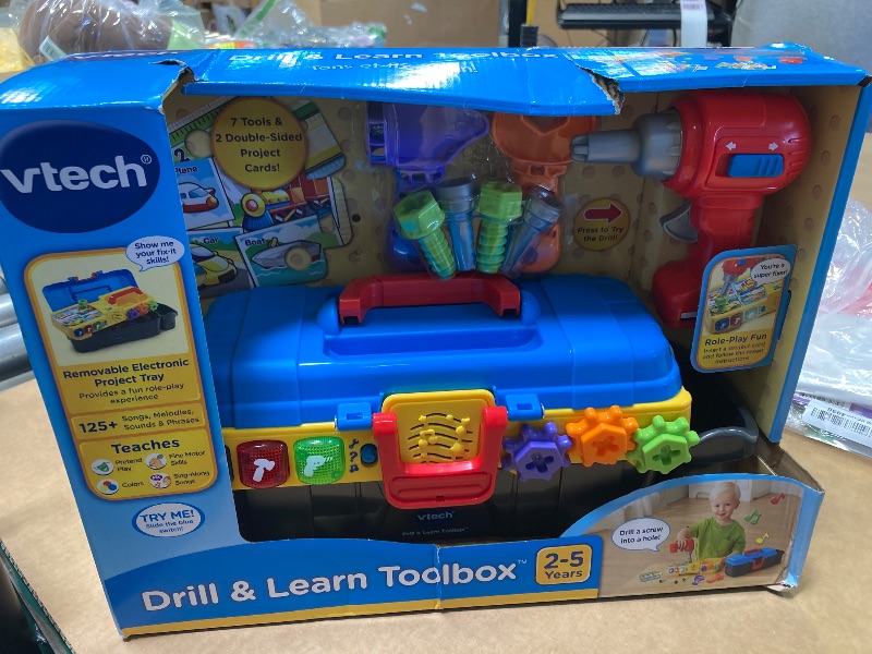 Photo 1 of VTech Drill and Learn Toolbox