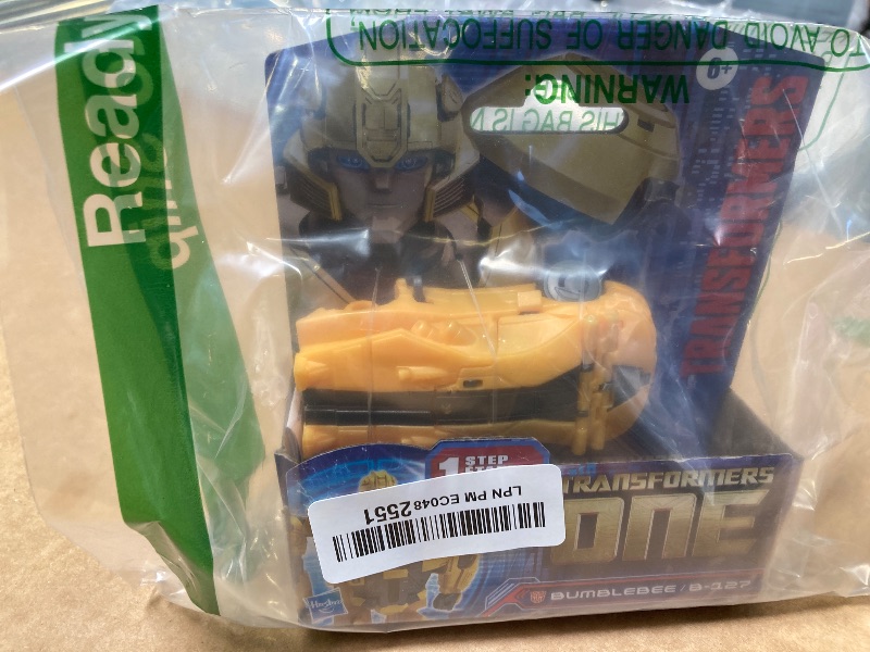 Photo 1 of Transformers One Cog Changer Bumblebee (B-127) 4-Inch Robot Action Figure, Interactive Toys for Boys and Girls Ages 6 and Up
