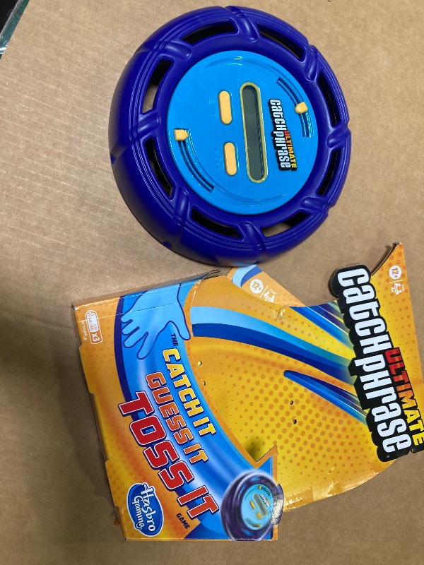 Photo 1 of Hasbro Gaming Ultimate Catch Phrase Electronic Party Game for Ages 12 and Up, Blue