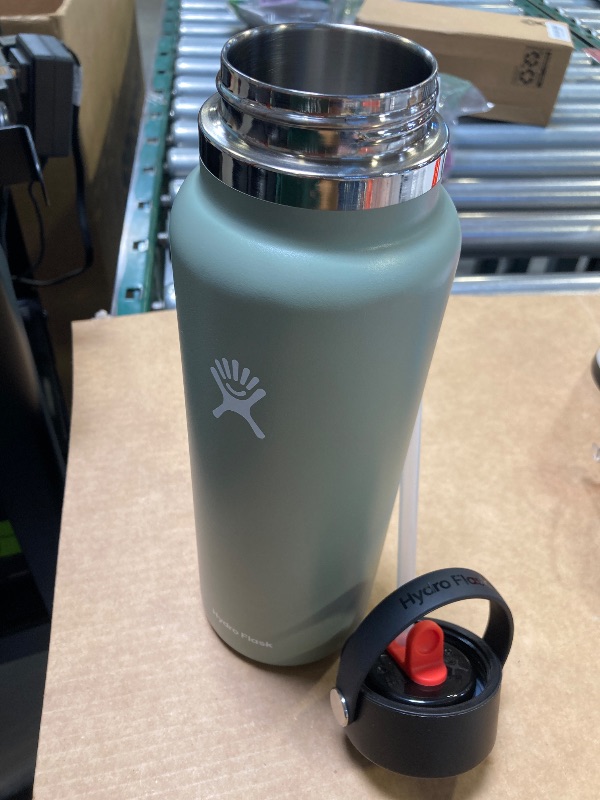 Photo 1 of Hydro Flask 40 Oz Wide Flex Straw Cap Agave