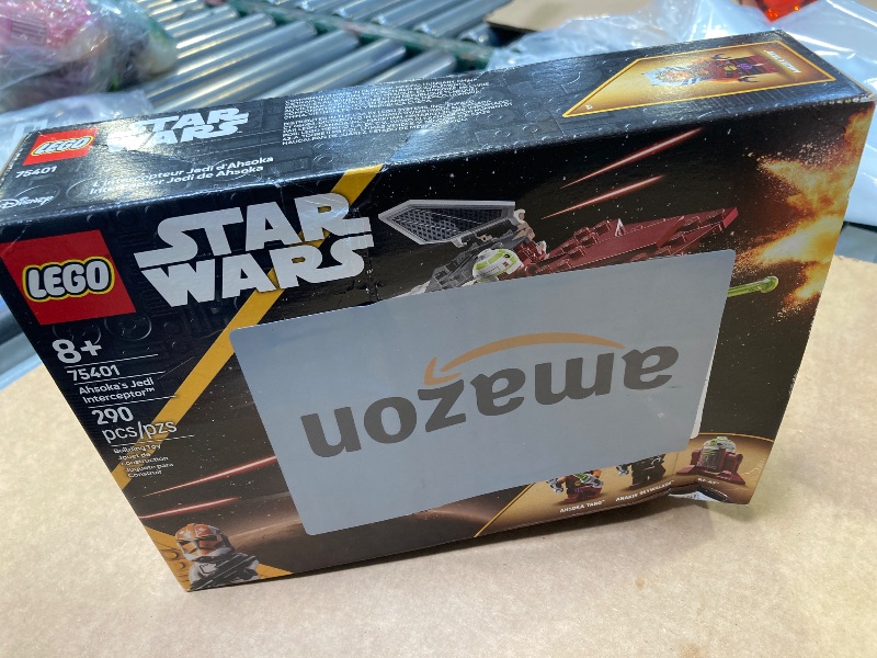 Photo 1 of LEGO Star Wars: The Clone Wars Ahsoka's Jedi Interceptor Spaceship Building Toy - Kids Star Wars Toy for Boys and Girls, Ages 8+ - Gift Idea for Birthdays - 75401
