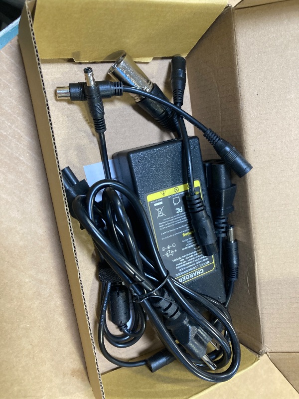 Photo 1 of 42V 2A Universal Scooter Charger with 7 Connections, 7 in 1 for Jetson, Gotrax Bike Electric Scooter, ninebot Electric Scooter Charger for 36V 10S Li-ion Battery.