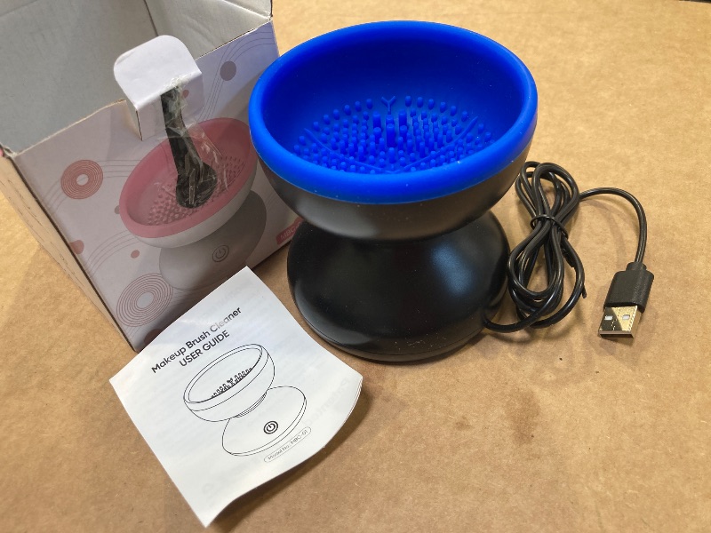 Photo 1 of Catcan Electric Makeup Brush Cleaner- Make Up Brush Cleaner Machine for Portable Automatic USB Cosmetic Brush Cleaner Tools, Brush Cleaner Spinner for All Size Beauty Makeup Brushes