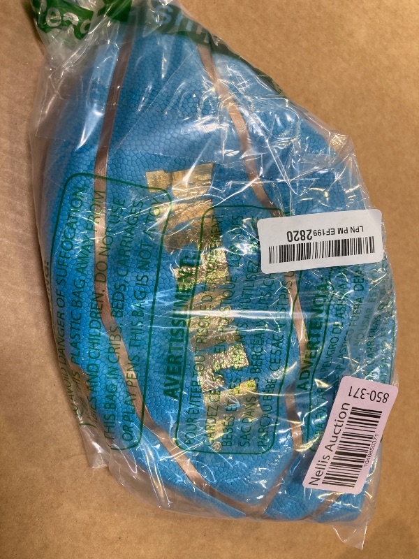 Photo 1 of PATTONLEX Basketballs 28.5" Leather Basketballs Official Size 6 Indoor Outdoor Basketball Youth Women(Blue/Deflated)