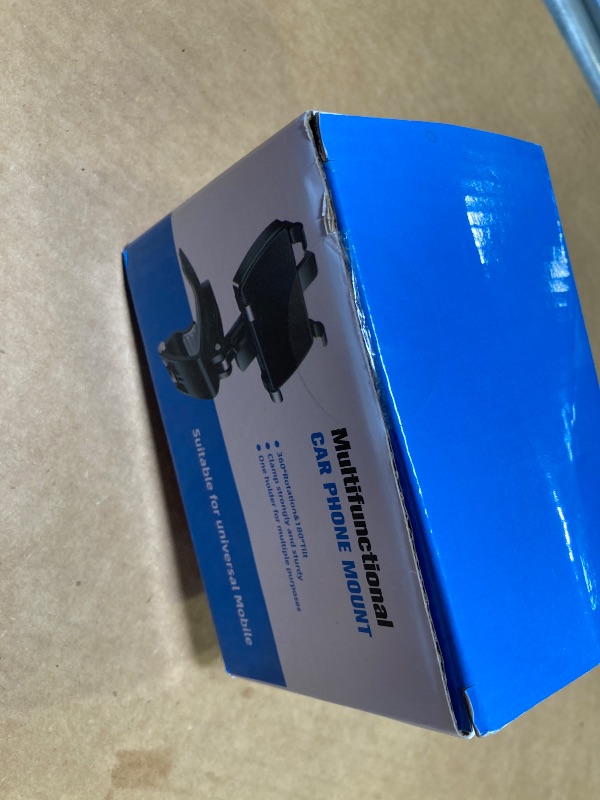 Photo 1 of FONKEN Car Phone Mount, 360 Degree Rotation Dashboard Clip Mount, Compatible with iPhone 11/12 Pro Max XS Max XR 8 8Plus 7 Samsung Galaxy S10 S9 S8 LG and More