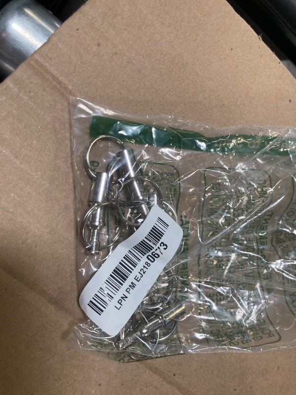 Photo 1 of Super Z Outlet Pull-Apart Silver Key Ring Easy Detach Double Spring Split Snap Separate Chain Convenient Accessory Gift (4 Pack)