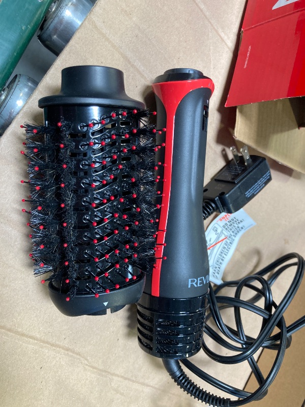 Photo 1 of REVLON One Step Volumizer PLUS Hair Dryer and Styler | More Volume, Less Damage, and More Styling Control for Easy and Fast Salon-Style Blowouts, Plus Travel Friendly (Black)