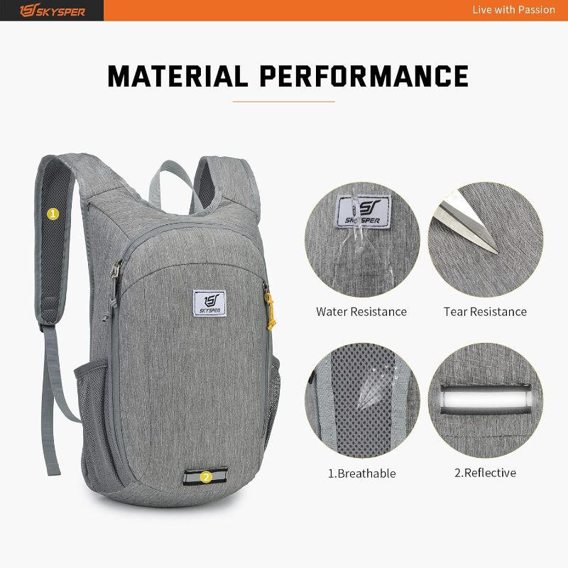 Photo 1 of 1pc nSKYSPER Small Daypack 10L Hiking Backpack Packable Lightweight Travel Day Pack for Women Men