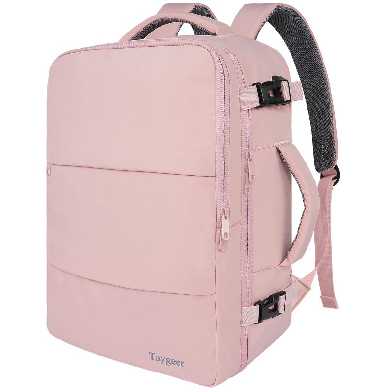 Photo 1 of Taygeer Travel Laptop Backpack for Men Women, Airplane Approved Travel Backpack Suitcase with Usb Charging Port, Lightweight College 35l Luggage Bag 15.6inch Laptop Mochila Gifts for Business 