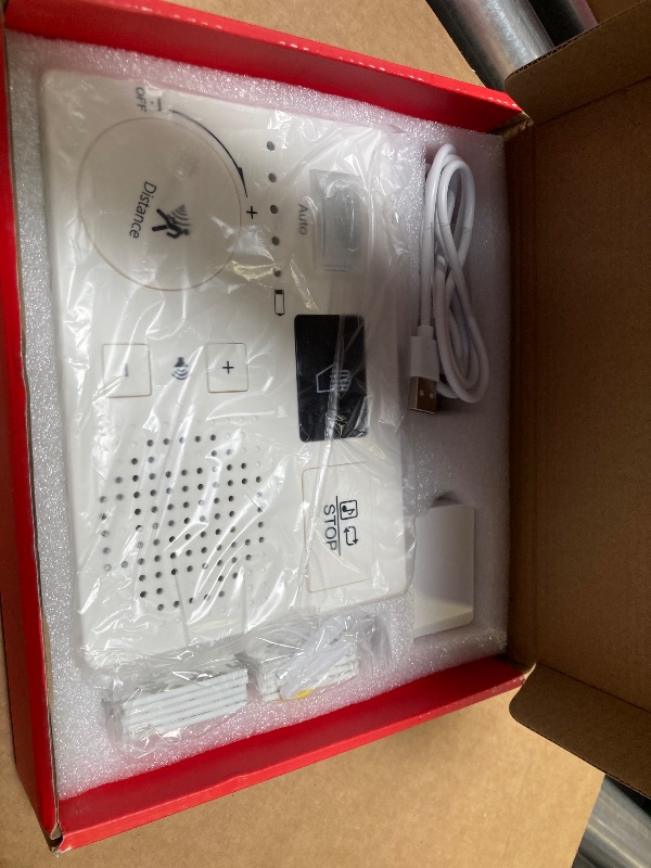 Photo 1 of KiaoTime Bathroom White Noise Machine for Bathroom Privacy Motion Activated, Bathroom Noise Blocker - Sound Machine of Running Water Masks The Sound of Toilet Bathroom Restroom