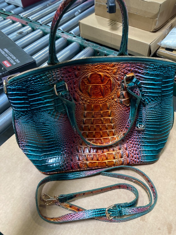 Photo 1 of Makcr Joacbv Women Purse Satchel Bag Long Crossbody Classy Tote Bag Top Handle Vegan Leather Ladies Handbags Embossed Pattern