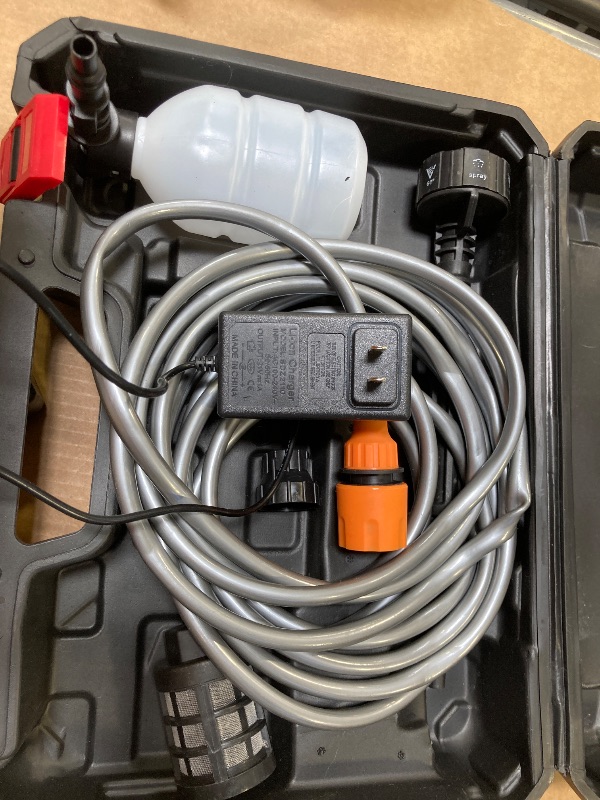 Photo 1 of Cordless Pressure Washer, 900 PSI Portable Power Washer with 2 Batteries/ 6-in-1 Nozzle / 10 Speed Adjustment/Remaining Battery Display, The Perfect Complement to Heavy-Duty Corded Pressure Washers