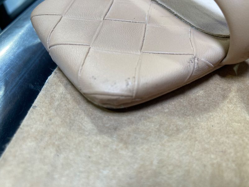 Photo 1 of 7---Coutgo Womens Square Open Toe Heeled Sandals Two Strap high Heel Backless Dress Slip On Mules