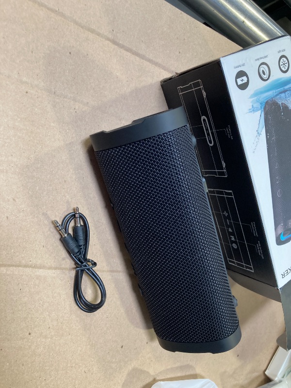Photo 1 of Vanzon Bluetooth Speakers, V40 Portable Wireless Speaker V5.0 with 24W Loud Stereo Sound, 24H Playtime, TWS & IPX7 Waterproof, Suitable for Travel, Home and Outdoors