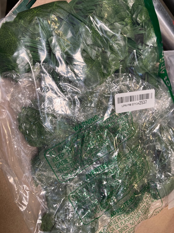 Photo 1 of CEWOR  98 Feet Fake Ivy Leaves Artificial Garland Greenery Hanging Plant Vine for Bedroom Wall Decor Wedding Party Room Aesthetic Stuff