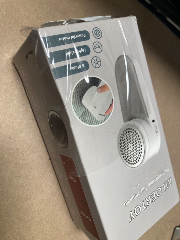 Photo 1 of Fabric Shaver, Lint Remover for Clothes, Effectively and Quickly Remove Pills, Sweater Shaver with Stainless Steel Remove Clothes Fuzz, Lint Balls, Pills, Bobbles White