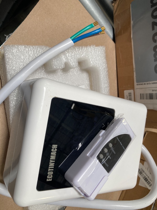 Photo 1 of ECOTINYMACH Tankless Water Heater Electric 110V, 5000W Instant Water Heater Under Sink, Conversion Between Fahrenheit and Celsius, Remote Control