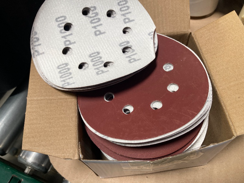 Photo 1 of 5inc 8 Hole Grit Sanding Paper Discs 