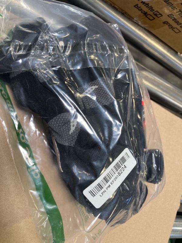 Photo 1 of Saucony Men's Multi-Pack Mesh Ventilating Comfort Fit Performance No-Show Socks, Black Basic (6 Pairs), Shoe Size: 6-9
