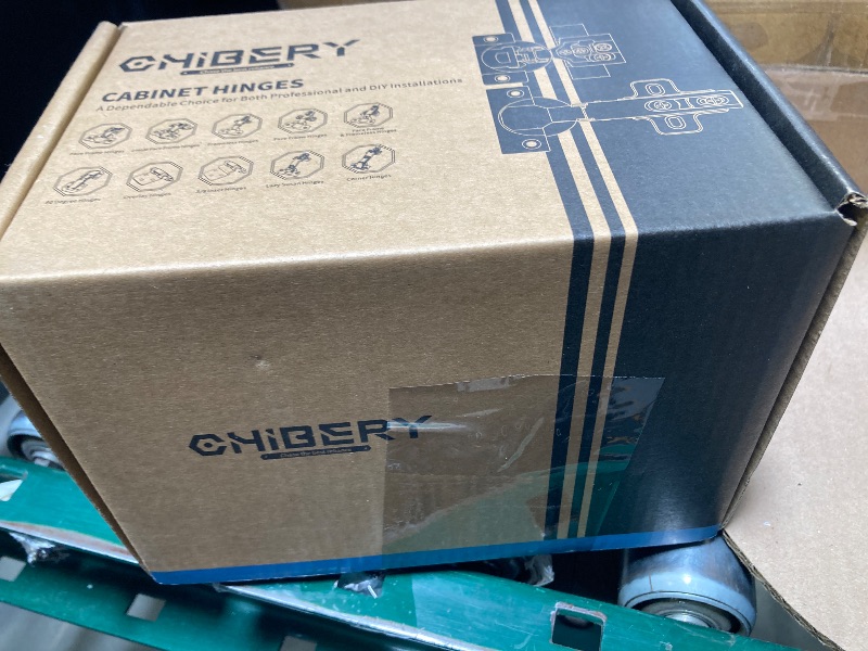 Photo 1 of Chibery 10 PCS Full Overlay 3/4 inch Overlay Soft Close Hinges, Clip ON Plate, 105 Degree, Silent Hydraulic, Black Frameless European Concealed Hinge for Kitchen Cabinet Door, Wardrobes, and Bookcases