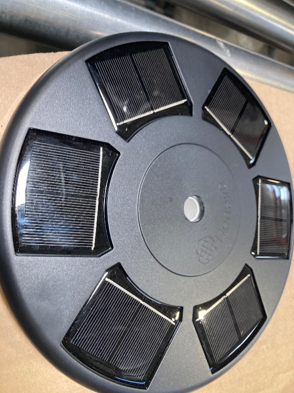 Photo 1 of Deluxe Black 2nd Generation Flag Pole Light Solar Powered, 1300 Lumen Weatherproof Solar LED Light for Most Flagpoles, 100% Flag Coverage from Dusk to Dawn for 12+ Hours, Black