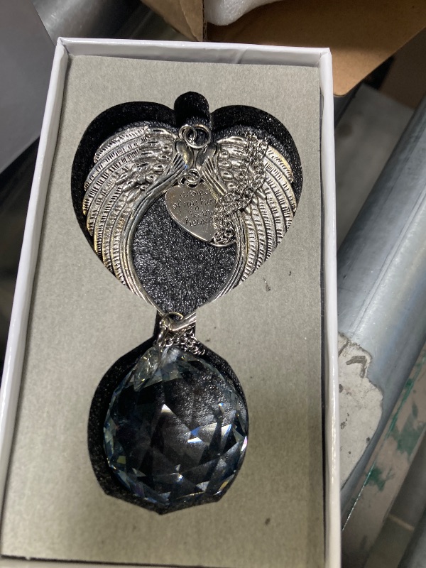 Photo 1 of Grief Memorial Gift, 40mm Crystal Angel Ornament, Suncatchers for Windows Hanging Rainbow Maker, Sympathy Gifts for Loss of Loved One, Miscarriage, Bereavement, Dog, Funeral, Remembrance