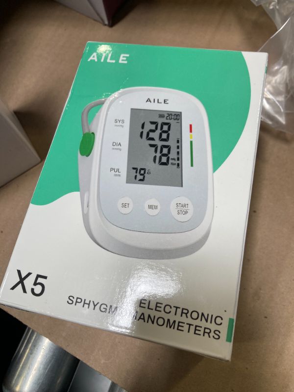 Photo 1 of Blood Pressure Monitor, AILE Blood Pressure Machine Upper Arm Large Cuff(8.7"-16.5"), High Automatic Blood Pressure Monitors Cuff for Home Use, (BP) Manual Arm Blood Pressure Monitors, 2 * 99 Memory
