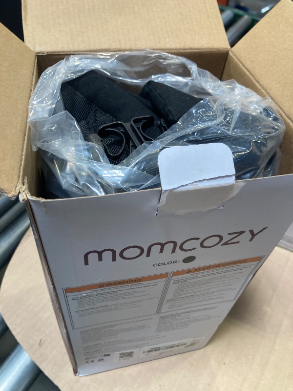 Photo 1 of Momcozy Baby Carrier - Ergonomic, Cozy and Lightweight Carrier for 7-44lbs, Effortless to Put On, Ideal for Hands-Free Parenting, Enhanced Lumbar Support, Purehug for Infant to Toddler, Black