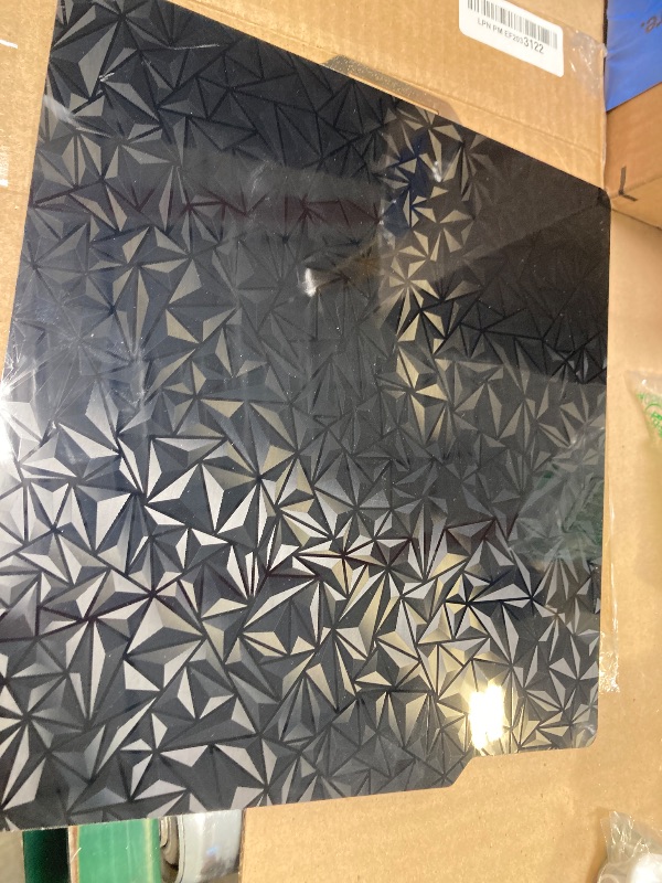 Photo 1 of 1pc---YOOPAI PEO+PEI Build Plate for Bambu lab, Double Sided 257×257mm 3D Build Platform,Textured PEI PEO Sheet 3D Printing Bed for Bambu Lab A1/X1/X1C/X1E/P1P/P1S 3D Printers-Black