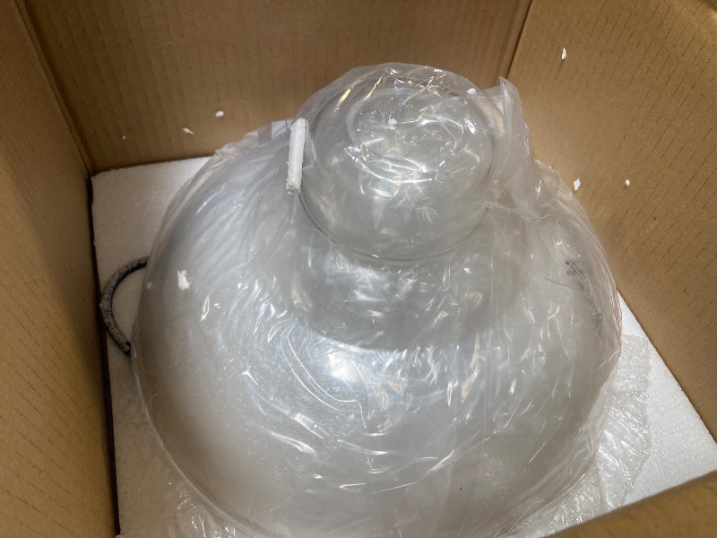 Photo 1 of  Pendant Light Fixture for Kitchen Island with Clear Glass Shade,  