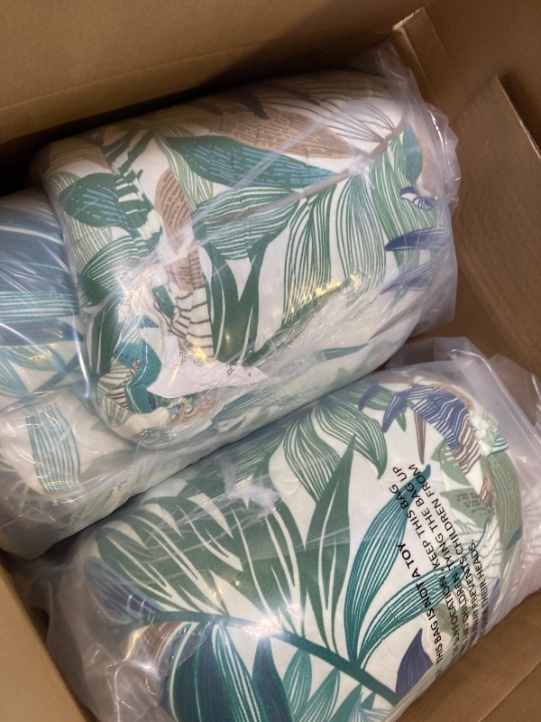 Photo 1 of Melody Elephant Outdoor Chair Cushions, Tufted Back Patio Furniture Cushions Set of 2, Water Repellent Wicker High Back Chair Cushion for Home Garden Lounge Deep Chairs, 42x21x4 Inch, Lush Leaf Green