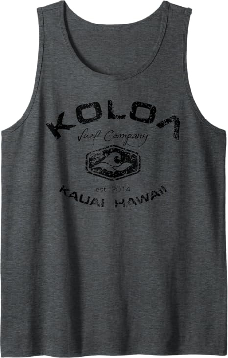 Photo 1 of S-----Koloa Surf Classic Vintage Arch Black Logo Surf Shop Graphic Tank Top