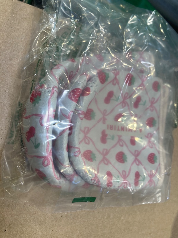 Photo 1 of 3 Pack Reusable Neoprene Sleeve for Iced & Hot Drinks, Compatible with Starbucks, Dunkin' Coffee Cup (Cherry & Strawberry)