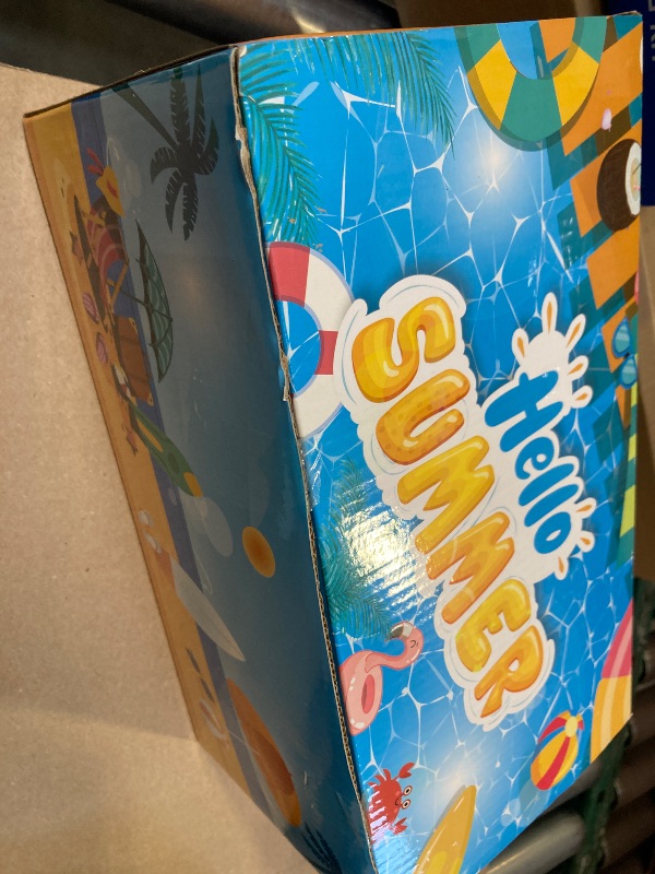 Photo 1 of LINAYE Beach & Pool Party Favors - Kids' Summer Toys Bulk Including Beach Balls, Sand Buckets, Sunglasses, Drinking Straws, Bubble Wands Beach & Pool Party Supplies
